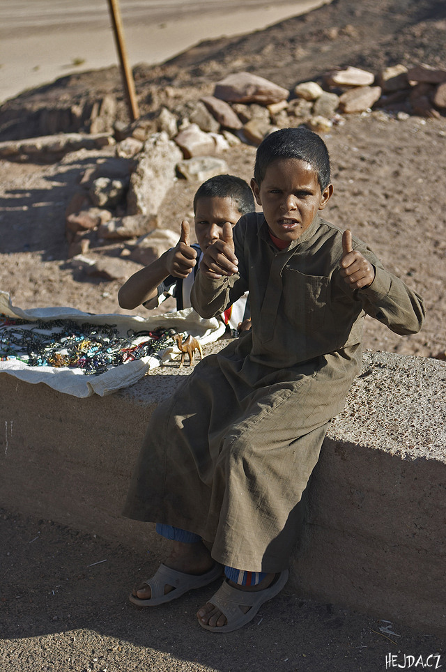 beduínské děti